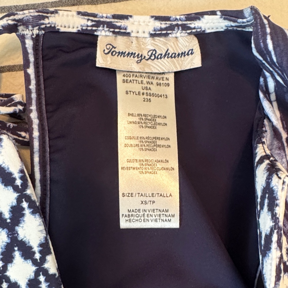 Tommy Bahama Blue and White Striped Dress - Picture 4 of 4